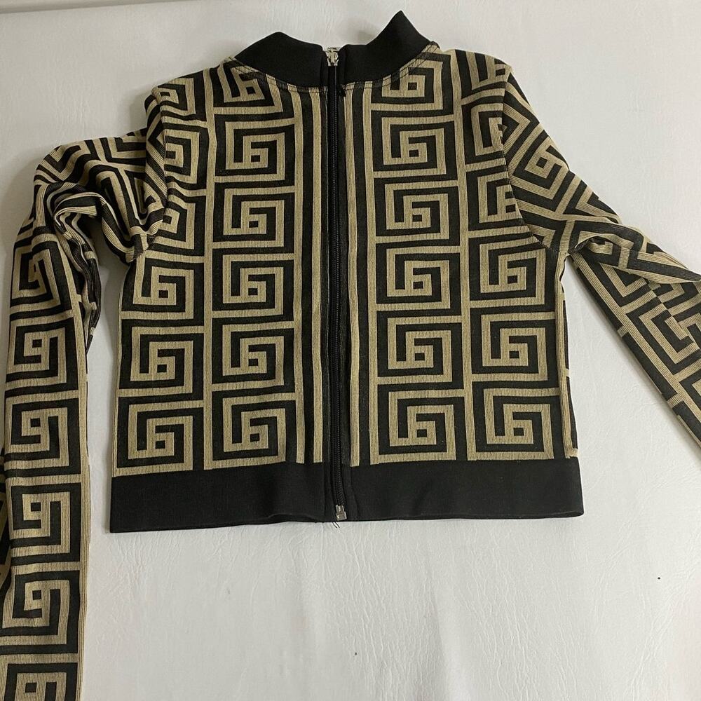 Love J Women Sexy Printed Stretch Long Sleeve Top Size Small